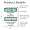 Signmission Safety Culture Sign, 5 in Width, Vinyl Decal, Rectangle, Bilingual OS-2PACK-SF-D-57-L-10730 - alternate 3